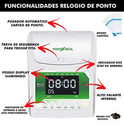 Imagem de Registro De Ponto Relogio Cartografico + Chapeira Ponto Nf