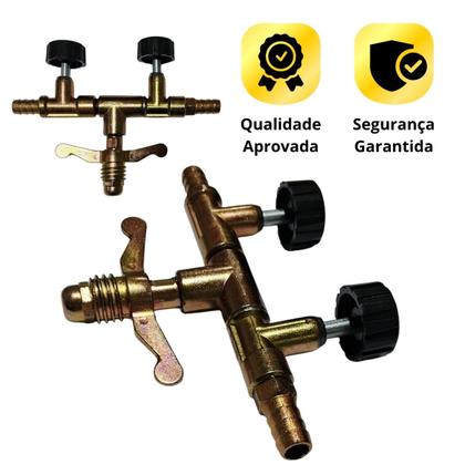 Imagem de Registro Duplo de Alta Pressão P 13 kg 5 por 16