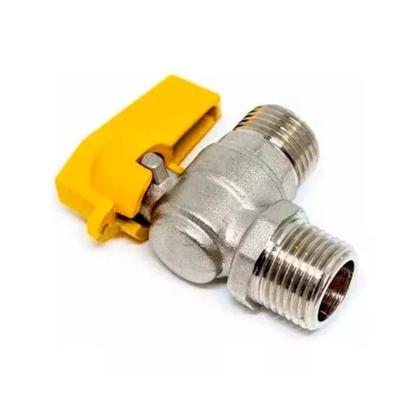 Imagem de Registro Para Gas Esfera 1/2 Angular Macho X Macho Tub Pex