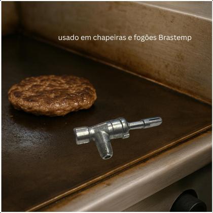 Imagem de Registro Ramal Brastemp Haste Longa Zamac Ad