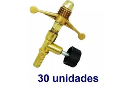 Imagem de Registro Regulador De Gás Alta Pressão P13 Botijão 30 Peças (02D1)