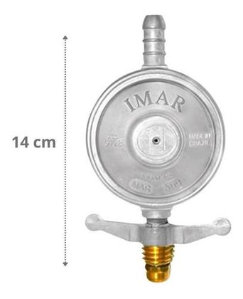 Imagem de Registro Válvula Regulador De Gás De Cozinha Botijão 13kg