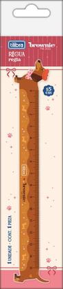 Imagem de Regua Acrilica 15Cm Brownie Tilibra