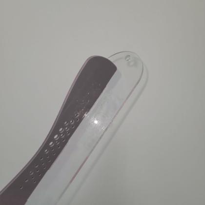 Imagem de Régua com Proteção 20cm Safecut Acrílico Preto Marpax