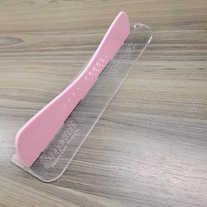 Imagem de Régua com Proteção 60cm Safecut em Acrílico Rosa Marpax