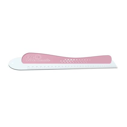 Imagem de Régua com Proteção 60cm Safecut em Acrílico Rosa Marpax
