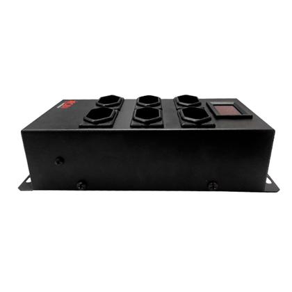 Imagem de Régua De 6 Tomadas Com Voltímetro 4000w