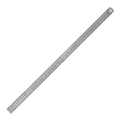 Imagem de Régua De Costura Metalica Aço Inox Patchwork Scrapbook 60cm