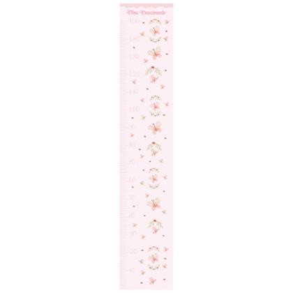 Imagem de Régua de Crescimento Adesivo Borboletas Infantil Menina
