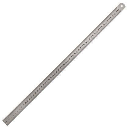 Imagem de Régua Escala De Aço Inox Graduada 60cm (24") x 25,4mm ( 1") x 0,4mm KIT com 3 Un