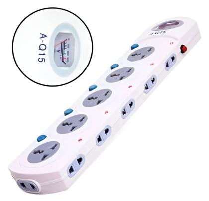 Imagem de Régua Extensão 16 Tomadas Universal Bivolt 3 Metros Q15