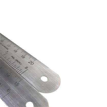 Imagem de Régua Ferragista Aço Inox Flex-15 Trident 15cm