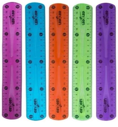 Imagem de Régua Flexivel Leo & Leo Cores Sortidas 20Cm
