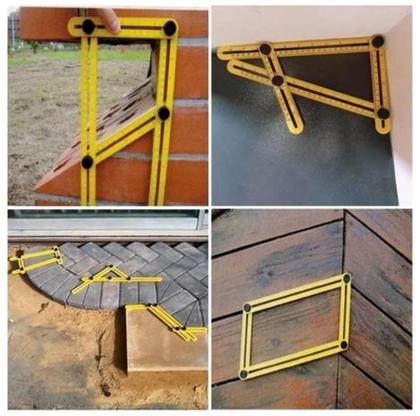 Imagem de Régua Medidora Multi Ângulo Pedreiro Esquadro Inteligente