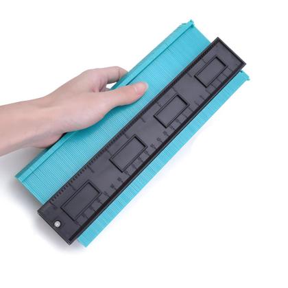 Imagem de Régua Moldador de Contornos 27cm com Escala  Ferramenta de Medição e Marcação de Formas Irregulares