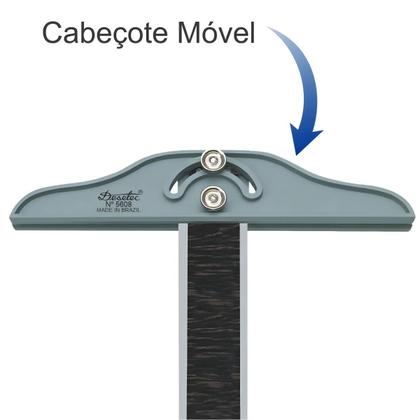 Imagem de Régua T Fenólica 80cm Trident Bordas de Acrílico e Cabeçote Móvel  Mod 5608