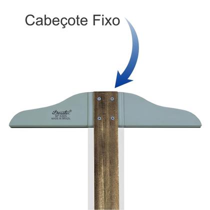 Imagem de Regua T Madeira Trident com Borda de Acrílico e Cabeçote Fixo 50cm - 5305
