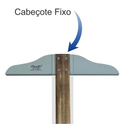 Imagem de Regua T Madeira Trident com Borda de Acrílico e Cabeçote Fixo 80cm - 5308