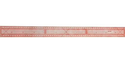 Imagem de Régua viés 60cm flexível patchwork costura modelagem quadric