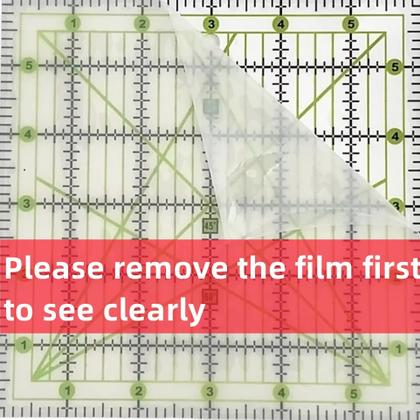 Imagem de Réguas de Acolchoado ZICALSO em Acrílico (11,4x11,4cm, 15,2x15,2cm, 24,1x24,1cm, 31,8x31,8cm)