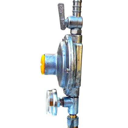 Imagem de Regulador 506 visor Gas Aliança 2kg/h Mangueira 2,5 metros