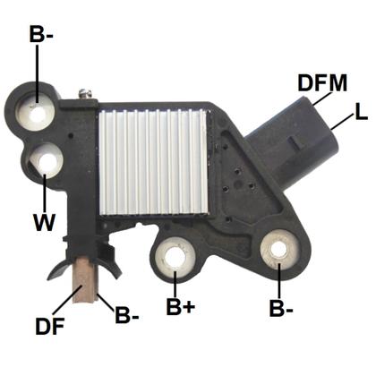 Imagem de Regulador De Voltagem Jeep Renegade e Fiat Argo, Cronos, Toro 1.8 Ga338