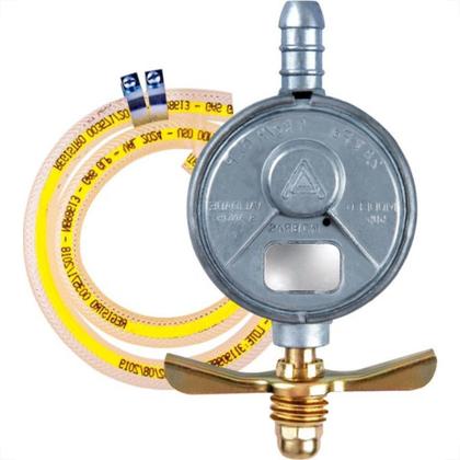 Imagem de Regulador Gas Alianca Pequeno 505 Com Mangueira 0,80Cm 61777