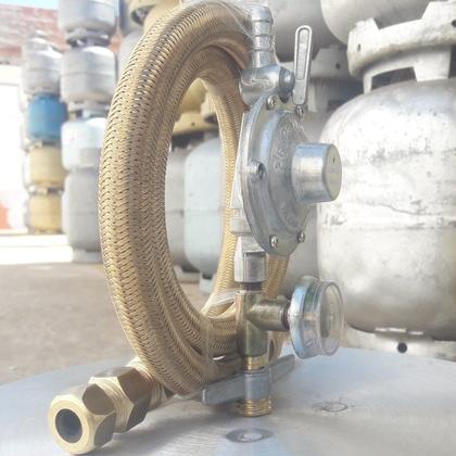 Imagem de Regulador  Mang Cobre 2 Metros Cooktop Forno Embutir Fogão