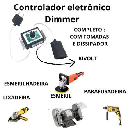 Imagem de Regulador Velocidade Esmerilhadeira Lixadeiras Politriz 
