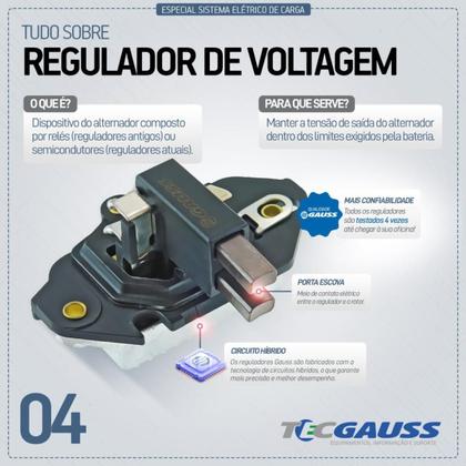 Imagem de Regulador voltagem 14V Massey Ferguson Mf 4265 2012 a Gauss