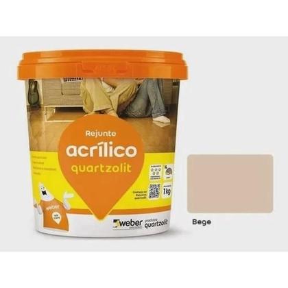Imagem de Rejunte Acrílico Quartzolit 1Kg Bege