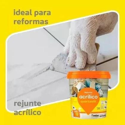 Imagem de Rejunte Acrílico Quartzolit 1kg Corda