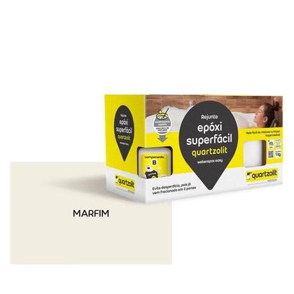 Imagem de Rejunte Epóxi Super Fácil 1kg Quartzolit Marfim
