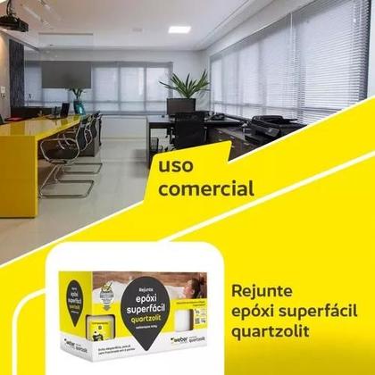 Imagem de Rejunte Epóxi Super Fácil 1kg Quartzolit Marfim