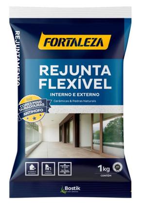 Imagem de Rejunte Flexível Interno e Externo Branco 5kg - Usina Fortaleza