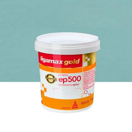 Imagem de Rejunte Ligamax Gold ep500 Verde Agua Bd 1KG