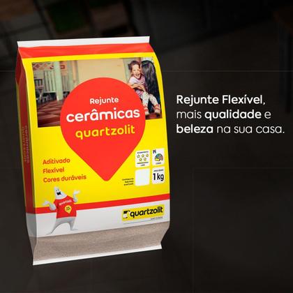 Imagem de Rejunte quartzolit 1kg palha flexivel