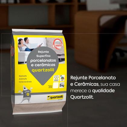 Imagem de Rejunte quartzolit 5kg porcelanato ferrugem