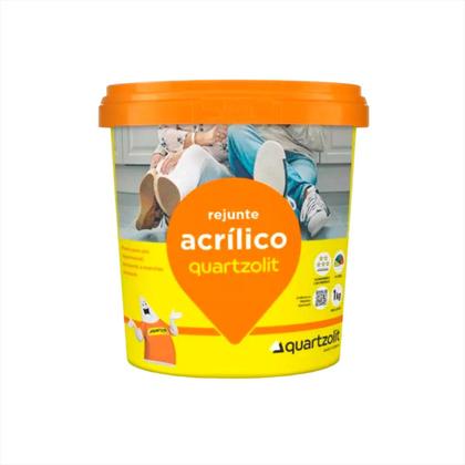 Imagem de Rejunte Quartzolit Pronto Para Uso 1kg Impermeável Antimofo Varias Cores