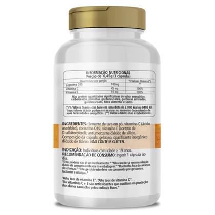 Imagem de Rejuvecel Coenzima Q10 + Semente de Uva 30 cápsulas - Clinicmais