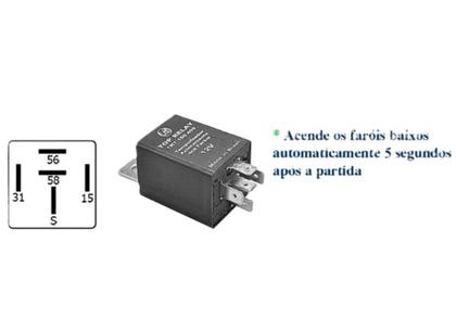 Imagem de Rele Acionamento Automatico De Farol Temporizado 12V - Prime