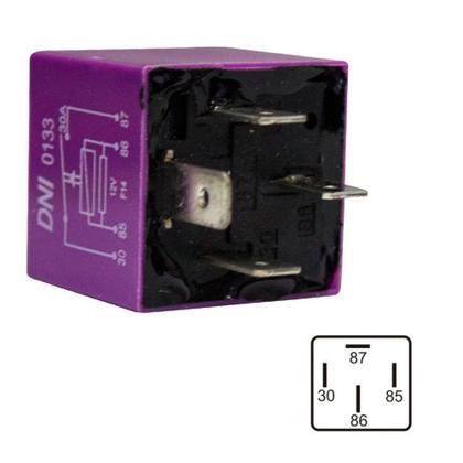 Imagem de Relé Automotivo Dni Bomba Elétrica de Combustível 4 Terminais 30A 12V Corsa Todos Agile