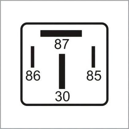 Imagem de Rele Auxiliar 4 Term. 12v 70a C/suporte Preto
