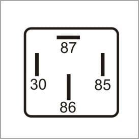 Imagem de Relé Auxiliar 93257719 Vauxhall 4 Terminais - DNI 0101