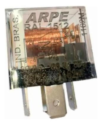 Imagem de Relé Auxiliar C/led C/chicote 40/30a Uso Geral Universal 5pç