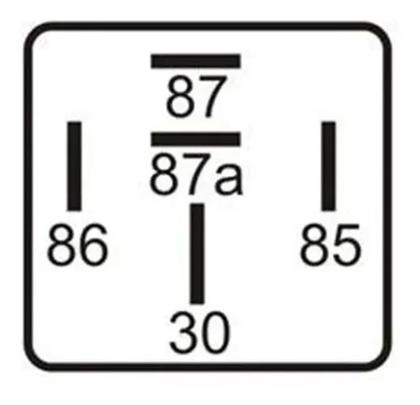 Imagem de Relé Auxiliar C/led C/chicote 40/30a Uso Geral Universal 5pç