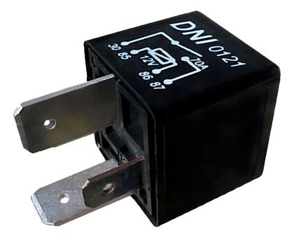 Imagem de Relé Auxiliar Injeção Eletrônica 70a 4 Terminais 12v Dni0121