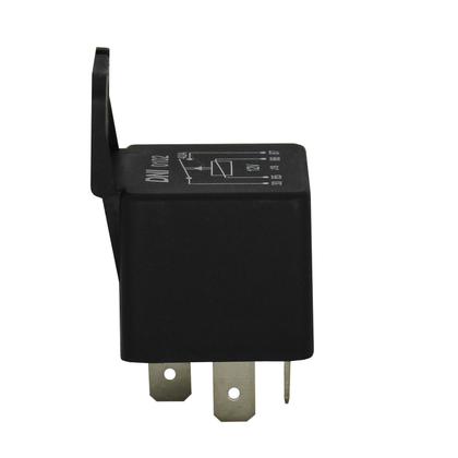 Imagem de Rele Auxiliar Universal 12v 40a 4 Pinos C/suporte