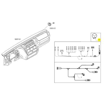 Imagem de Rele Central Eletronica Para Iveco Stralis - 504040825