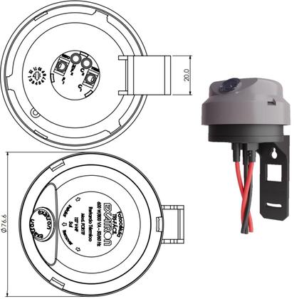 Imagem de Rele Fotocontrolador Fotocelula Fotoeletrico 110v 127V